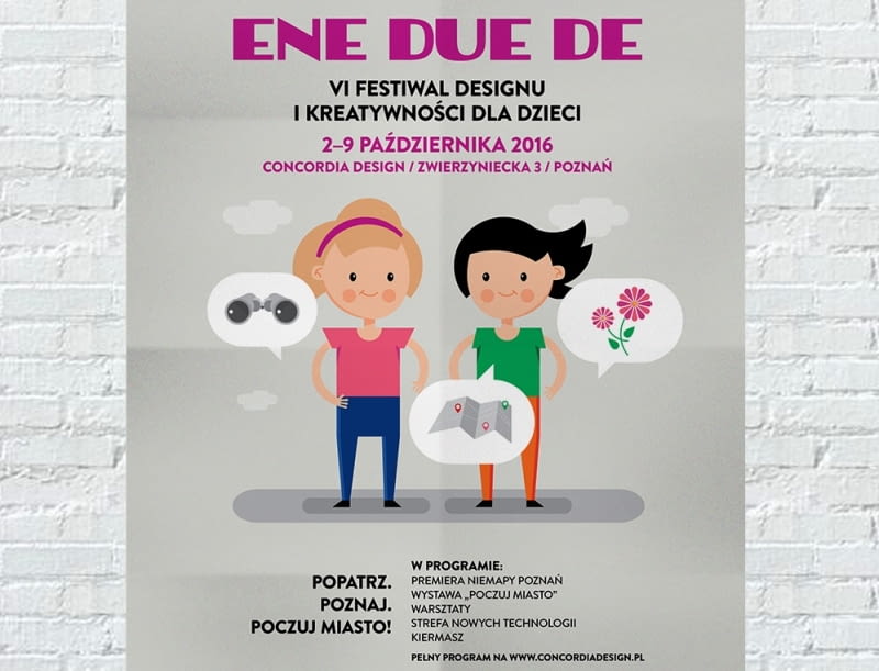 Festiwal Designu i Kreatywności dla dzieci Ene Due De odbędzie się po raz 6. Festiwal Designu i Kreatywności dla dzieci Ene Due De odbędzie się po raz 6.