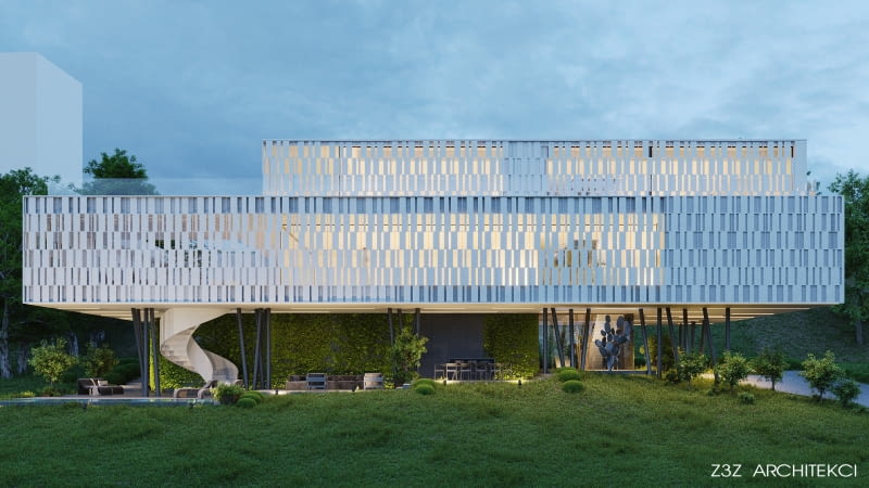 Dom w Chmurach. Proj. Z3Z ARCHITEKCI Dom w Chmurach. Proj. Z3Z ARCHITEKCI