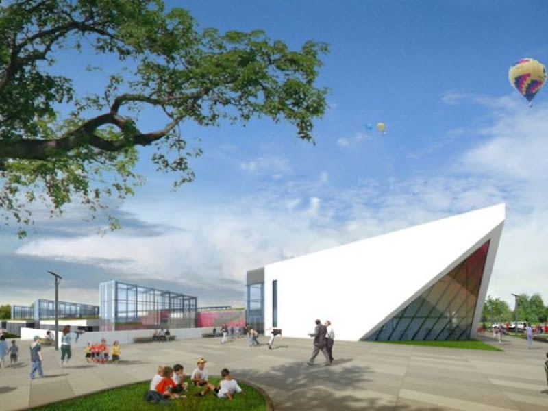 W podwarszawskim Mysiadle powstaje Centrum Edukacji i Sportu. Uczniowie będą mieli do dyspozycji nie tylko świetnie wyposażone klasy, ale także salę teatralną, stadion z trybunami, a nawet ściankę wspinaczkową. Autorem projektu jest Maciej Franta Centrum Edukacji i Sportu w Mysiadle pod Warszawą