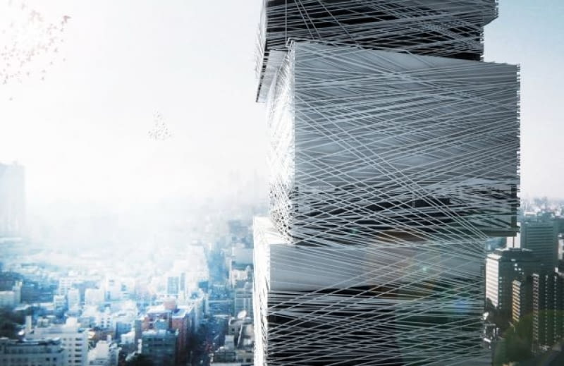 Projekt muzeum wertykalnego w Tokio Projekt muzeum wertykalnego w Tokio