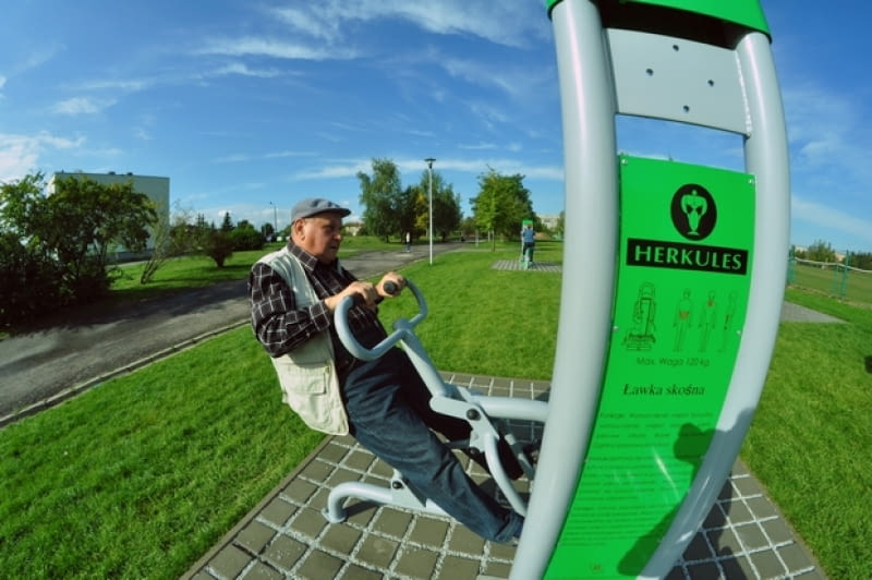 Siłownia pod chmurką w Żorach Siłownia pod chmurką w Żorach