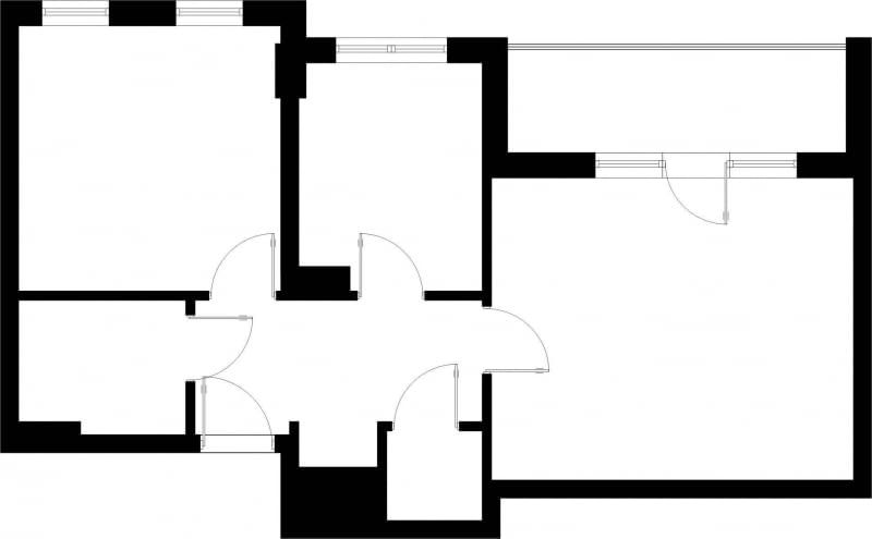 Dwupokojowe, 51 m kw., dla 4 osób Dwupokojowe, 51 m kw., dla 4 osób