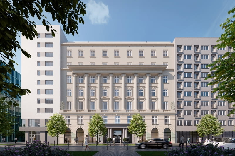 Moniuszki 8 po rewitalizacji - wizualizacja