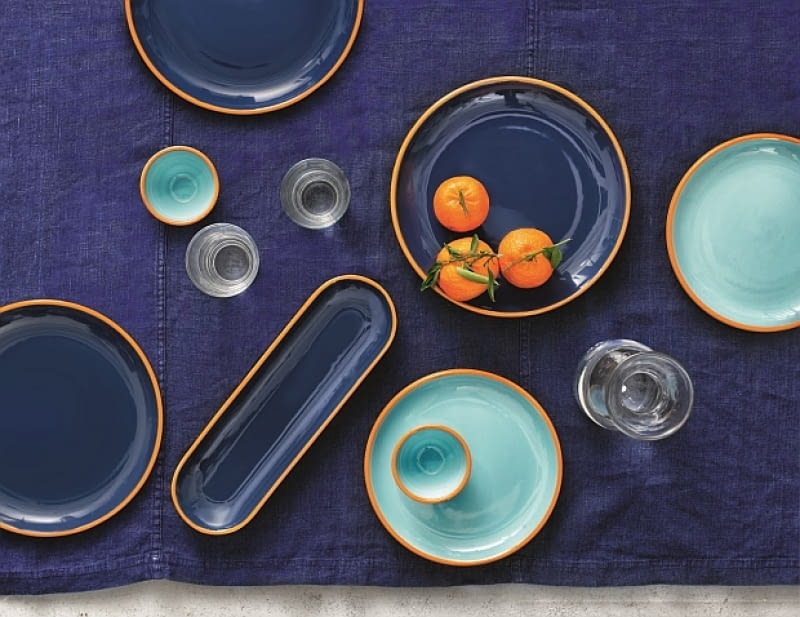 F&F Home: talerz obiadowy - 18,99 zł; talerz - 14,99 zł; półmisek z 3 miseczkami - 34,99 zł F&F Home, dodatki, akcesoria, wnętrza, nowa kolekcja, nowości, tekstylia