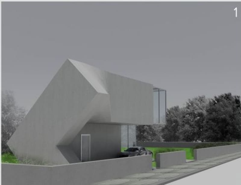 Wizualizacja projektu domy 45-45 autorstwa Hugona Kowalskiego h3ar, konkurs, hugon kowalski, nagroda, international design award, dom 45-45