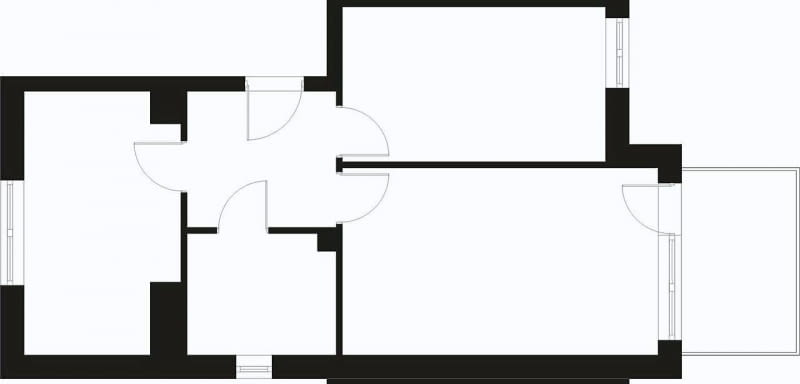 Dwupokojowe, 53 m kw., dla 3 osób Dwupokojowe, 53 m kw., dla 3 osób