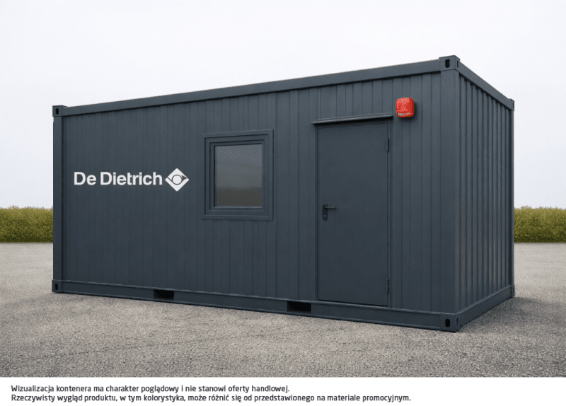 Kotłownia w kontenerze? De Dietrich wprowadza prefabrykowane źródła ciepła dla inwestycji komercyjnych