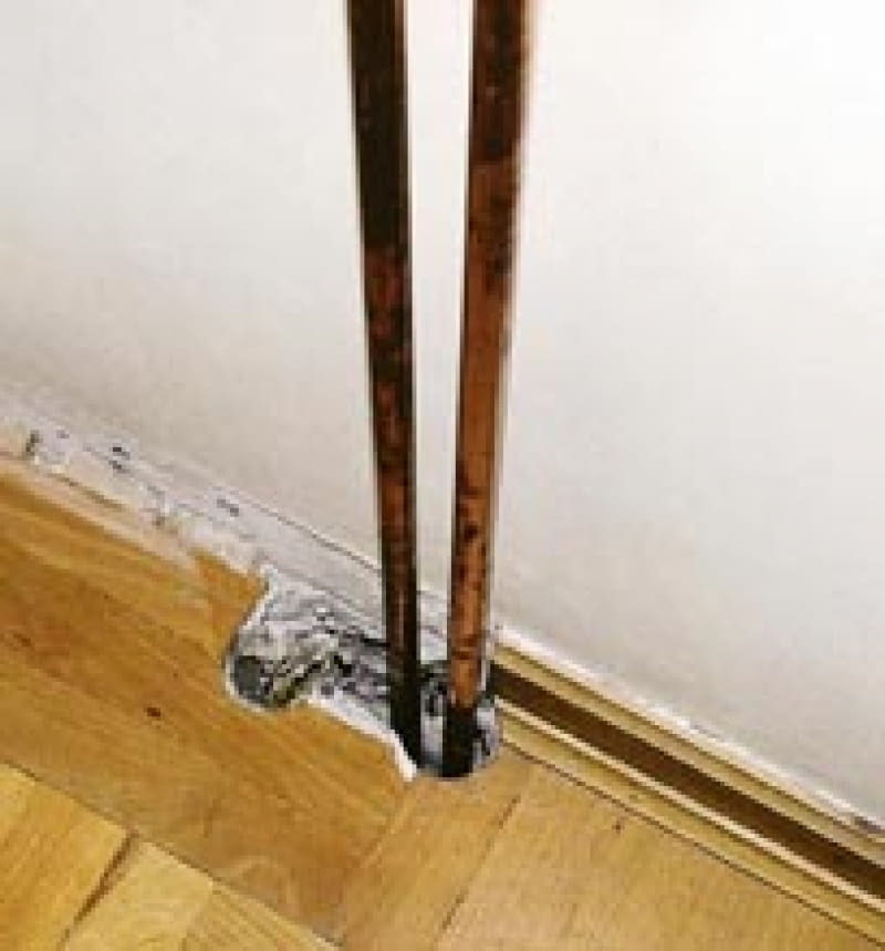 INSTALACJA CO , STARE RURY WYMIENIONO NA NOWE O MNIEJSZEJ SREDNICY