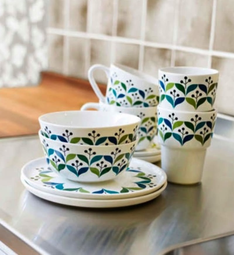 Kolekcja ceramiki Retro, proj. Lotta Odelius dla Sagaform. ceramika, sagaform, kubki, talerze, design, skandynawia