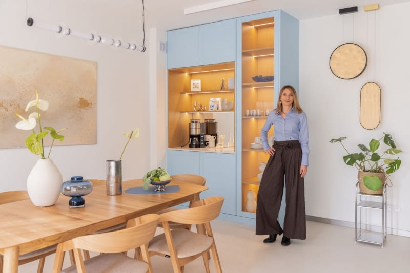 Klimat Hamptons na warszawskim Zaciszu - projekt JLW Studio Klimat Hamptons na warszawskim Zaciszu - projekt JLW Studio