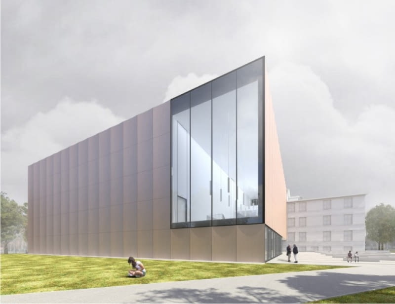 Projekt Państwowej Szkoły Muzycznej w Rybniku. Jury za najlepszą pracę uznało projekt pracowni HS99 z Koszalina. Projekt Państwowej Szkoły Muzycznej w Rybniku. Jury za najlepszą pracę uznało projekt pracowni HS99 z Koszalina.