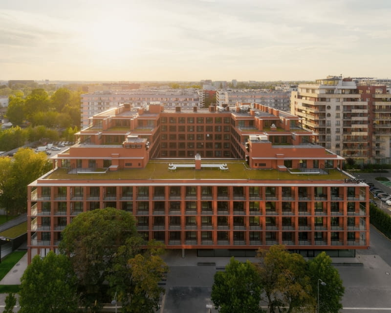 Budynek przy ul. Postępu 7A w Warszawie. Proj. Foroom