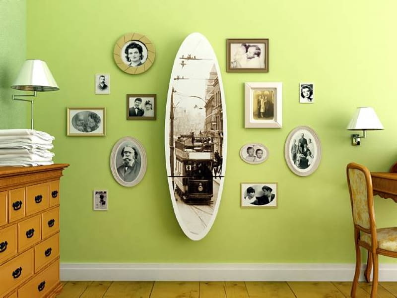 Projektowanie wnętrz. Projekt 1. Na froncie schowka można nakleić powiększoną fotografię, fragment plakatu lub fototapety - po zamknięciu będzie wyglądał jak jeden z elementów domowej galerii. Projektowanie wnętrz. Projekt 1. Na froncie schowka można nakleić powiększoną fotografię, fragment plakatu lub fototapety - po zamknięciu będzie wyglądał jak jeden z elementów domowej galerii.