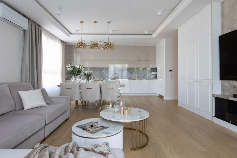 Apartament na warszawskiej Ochocie w interpretacji modern classic