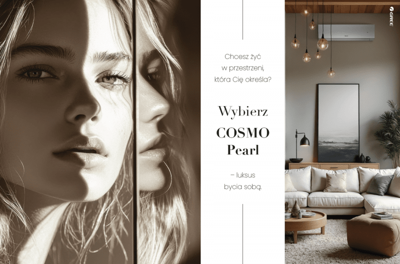 Stwórz Idealny Klimat w Twoim Domu z GREE COSMO Pearl Stwórz Idealny Klimat w Twoim Domu z GREE COSMO Pearl