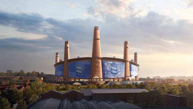 Nowy stadion Birmingham City F.C. Proj. Heatherwick Studio i MANICA Architecture