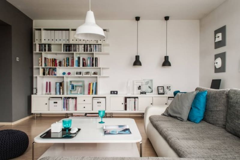 Mieszkanie 90 m2 w Dąbrowie Górniczej; proj. Widawscy Studio Architektury stylowe wnętrza, mieszkanie w stylu skandynawskim