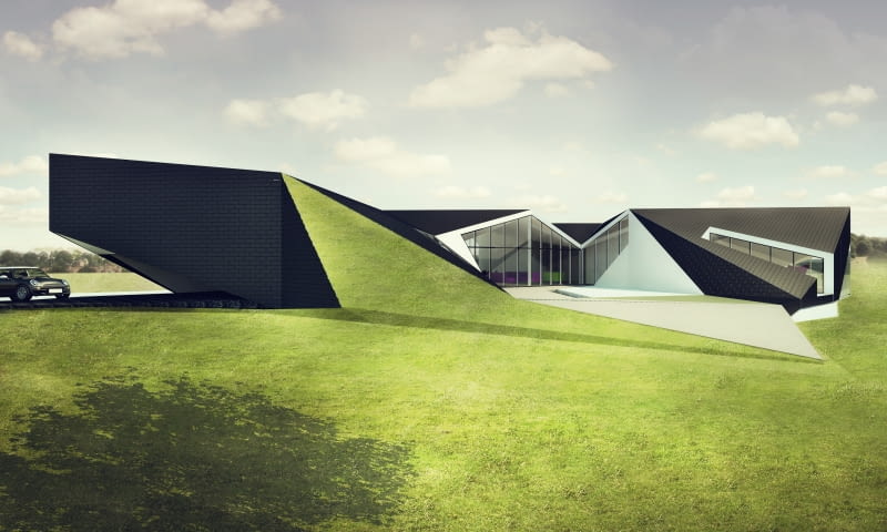 Origami House - wielokrotnie nagradzany projekt Mobius mobius, architektura, przemek olczyk