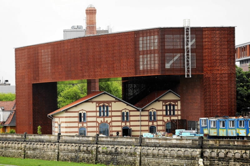 Ośrodek Dokumentacji Sztuki Tadeusza Kantora - Cricoteka 03.06.2014 Krakow . Nowa siedziba Cricoteki . Budowa Muzeum Tadeusza Kantora oraz siedziby Osrodka Dokumentacji Sztuki Tadeusza Kantora Cricoteka wspolfinansowany przez Unie Europejska . Fot. Mateusz Skwarczek / Agencja Gazeta