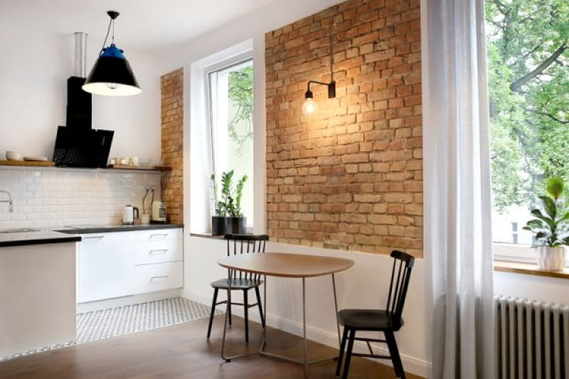 Apartament Blue; proj. Glanc Studio małe mieszkanie, kawalerka, jak urządzić