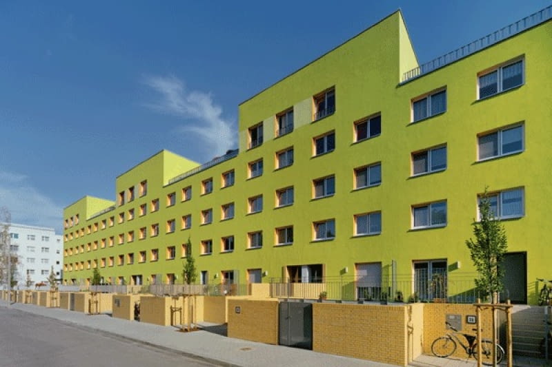 Blok przy Oleanderweg, Halle, proj. Stefan Forster Blok przy Oleanderweg, Halle, proj. Stefan Forster