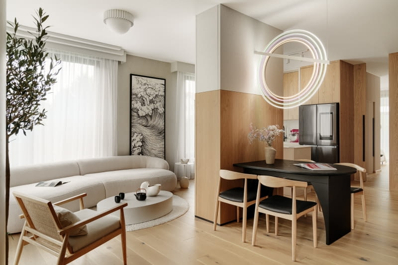 Przestrzeń, która koi zmysły - apartament w Sopocie projektu Jana Sikory Przestrzeń, która koi zmysły - apartament w Sopocie projektu Jana Sikory
