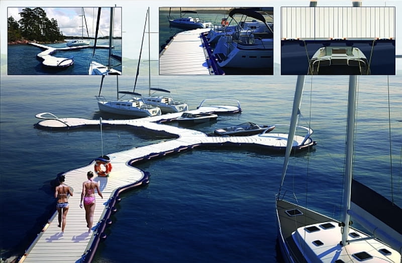 "Marinna" - projekt przystani autorstwa Dominiki Drezner Red Dot, Marrina, Dominika Drezner, polskie red doty
