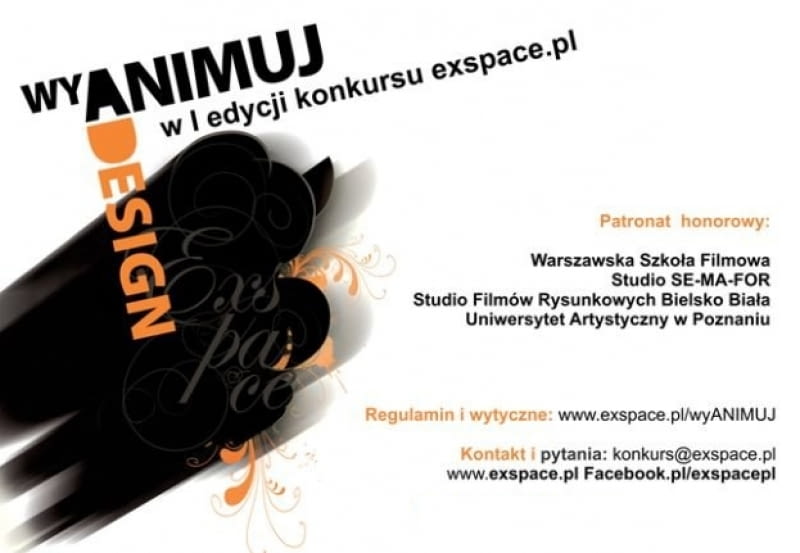 Konkurs wyANIMUJ DESIGN Konkurs wyANIMUJ DESIGN