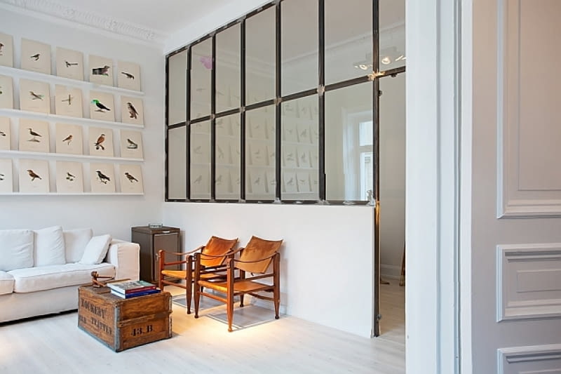 Mieszkanie w Sztokholmie - 53 m2 skandynawski styl, małe mieszkanie, mieszkanie w stylu skandynawskim, loft, styl industrialny