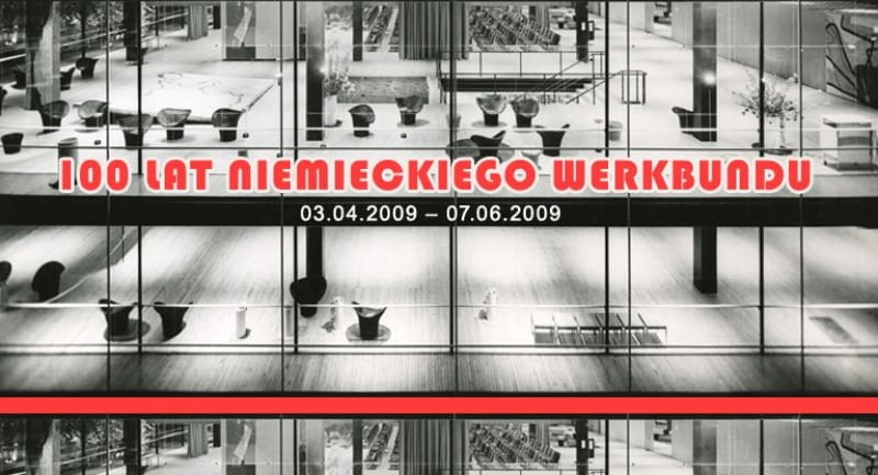 Sto lat niemieckiego Werkbundu 1907-2007, Pawilon Niemiecki na Wystawę Światową w Brukseli w 1958 roku, proj: Egon Eiermann, Set Ruf Sto lat niemieckiego Werkbundu 1907-2007