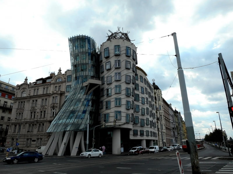 Tańczący dom w Pradze. Tańczący dom w Pradze.