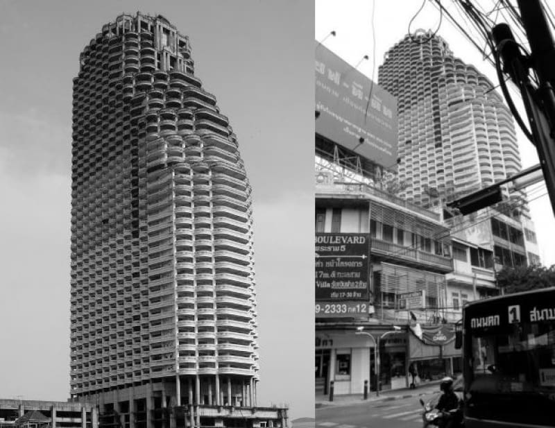 Opuszczony wieżowiec Sathorn Unique w Bangkoku - jedna z najbardziej niezwykłych współczesnych ruin Opuszczony wieżowiec Sathorn Unique w Bangkoku - jedna z najbardziej niezwykłych współczesnych ruin