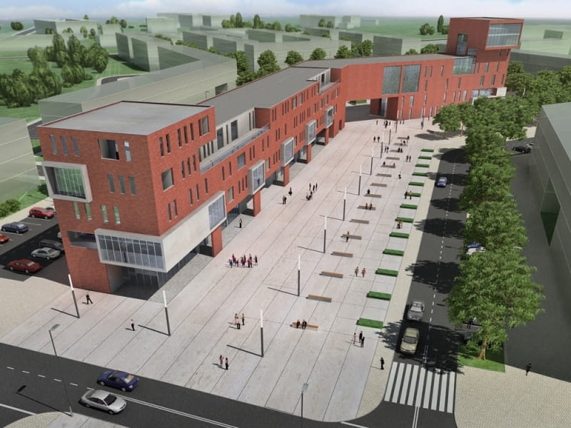Centrum Siechnic - wizualizacja Centrum Siechnic - wizualizacja