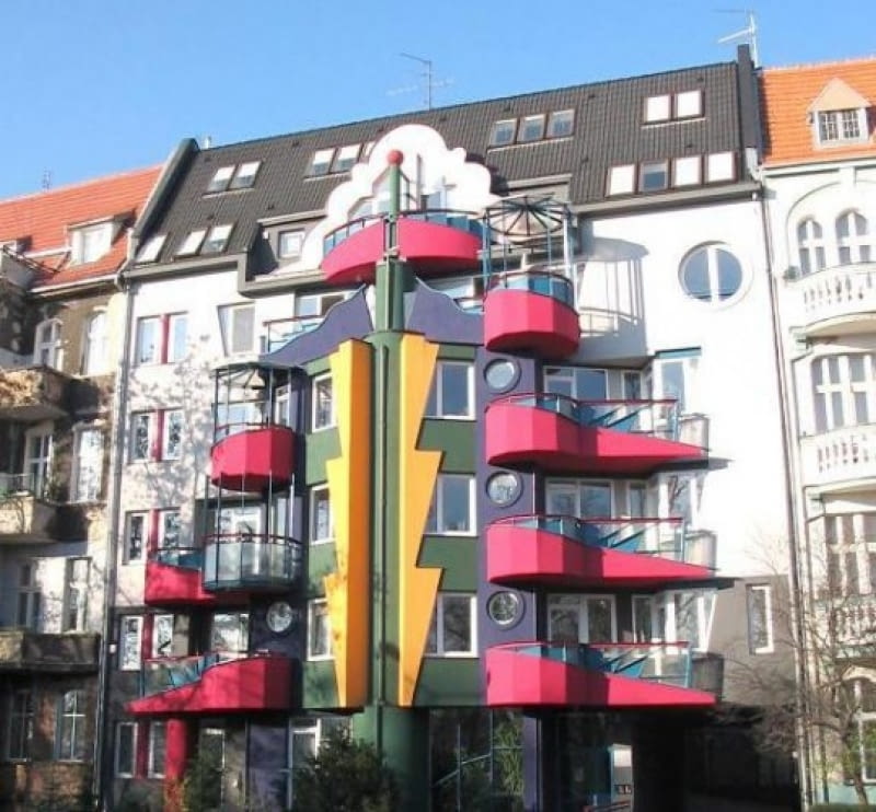 Kamienica na Wybrzeżu Wyspiańskiego 36, Wrocław, proj. Wojciech Jarząbek, 1996 Kamienica na Wybrzeżu Wyspiańskiego 36, Wrocław, proj. Wojciech Jarząbek, 1996