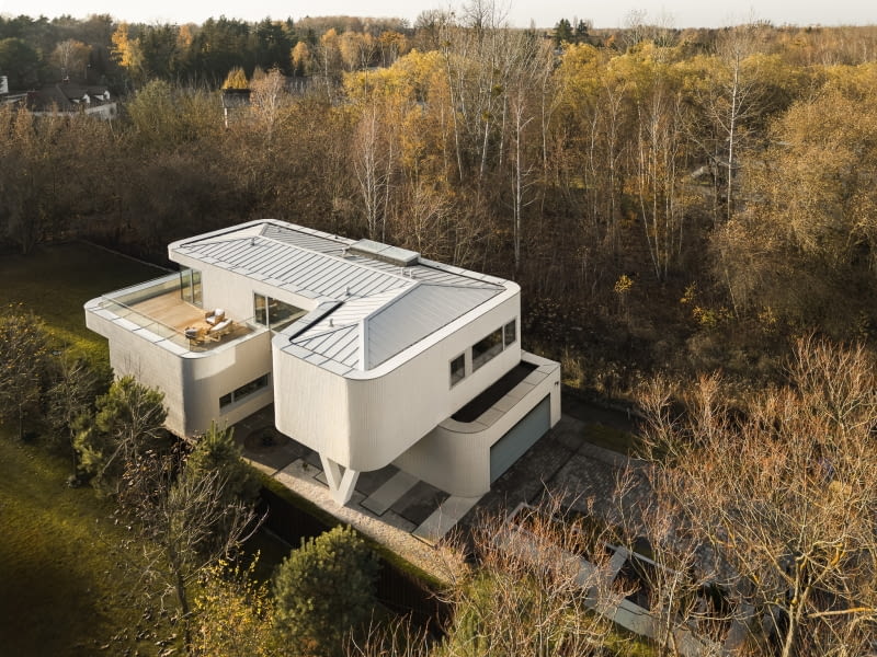 Willa Meander w Konstancinie-Jeziornej. Proj. PAWEL LIS ARCHITEKCI