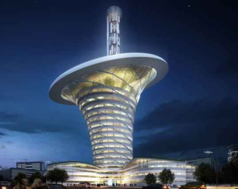 Energetyczny kwiat, czyli budynek Wuhan New Energy Center, centrum badawcze Uniwersytetu w chińskim mieście Wuhan. Biurowiec w kształcie lilii projektu Grontmij we współpracy z Soeter Van Eldonk architects będzie produkować energię ze słońca i wiatru, ma też gromadzić deszczówkę. Jego budowa ma ruszyć jeszcze w tym roku! zrównoważone budownictwo, eko-miasta, ekologia, urbanistyka, miasto