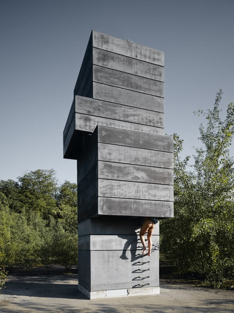 Jednoosobowa sauna z betonu Jednoosobowa sauna z betonu