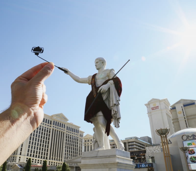 Selfie Cezara, Caesar's Palace, Las Vegas, USA Selfie Cezara, Caesar's Palace, Las Vegas, USA
