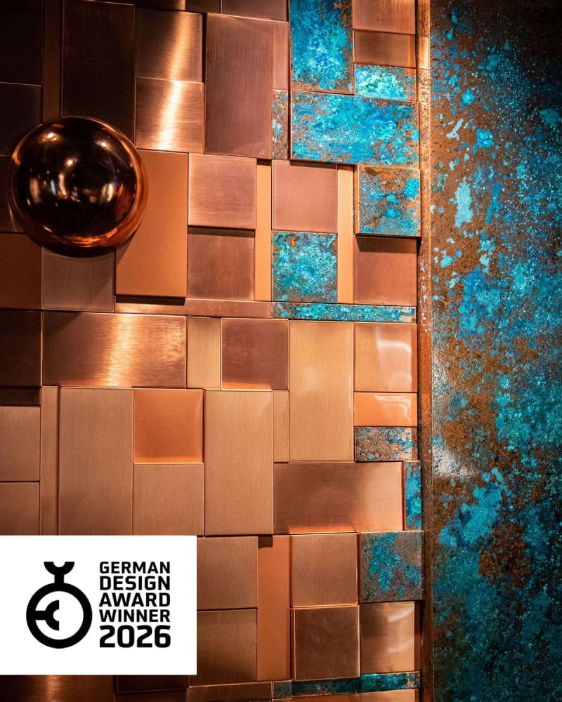Nagroda German Design Award 2026 to nie tylko prestiżowy tytuł - to sygnał, że rzemiosło z miedzi, tworzone w Polsce, realnie wyznacza nowe standardy w projektowaniu. Nagroda German Design Award 2026 to nie tylko prestiżowy tytuł - to sygnał, że rzemiosło z miedzi, tworzone w Polsce, realnie wyznacza nowe standardy w projektowaniu.