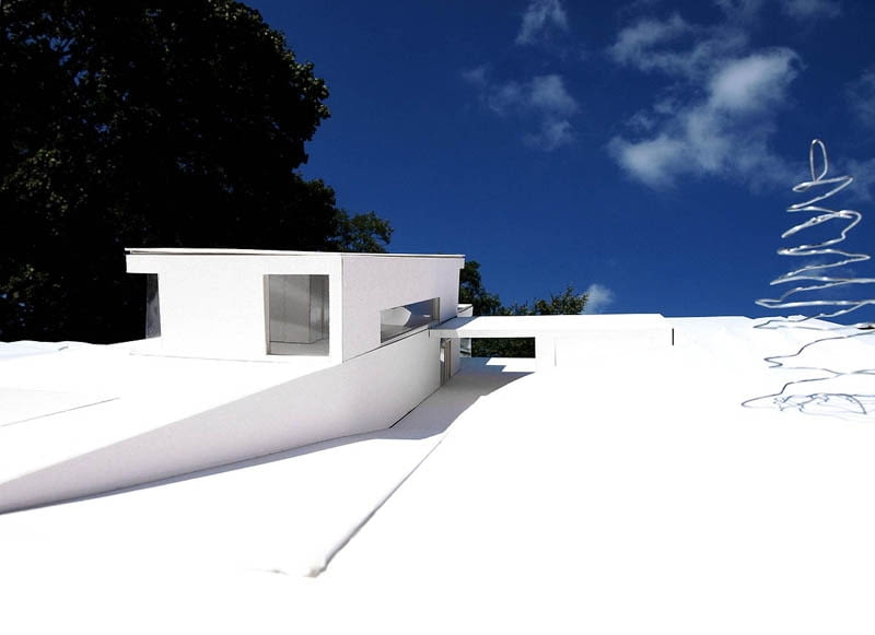 Model Domu Dwuparterowego wykonany przez dwie studentki architektury: Karolinę Włodarczyk i Agnieszkę Herman. formodesign, grabowa, ekologia, drewno, polska architektura, dom jednorodzinny