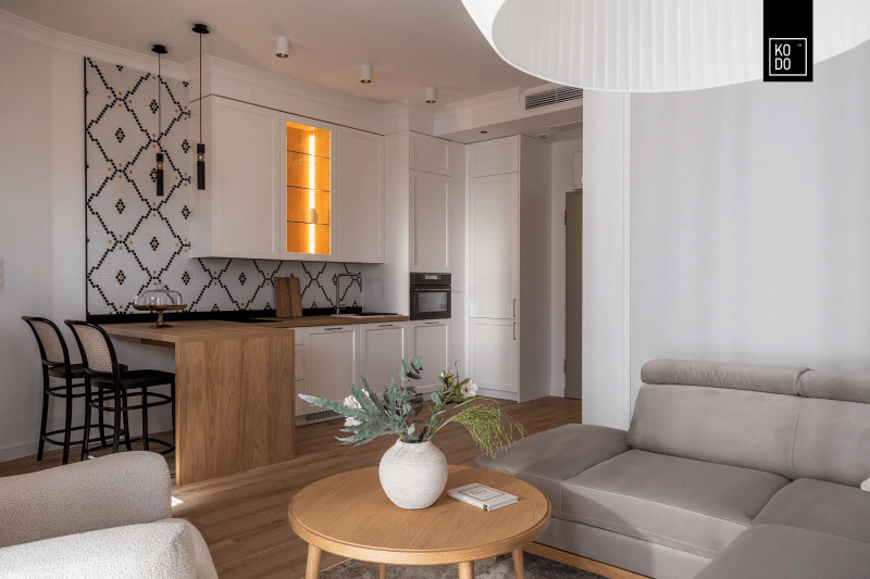 Małe mieszkanie z aneksem kuchennym i sypialnianym Małe mieszkanie z aneksem kuchennym i sypialnianym