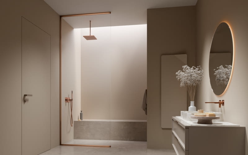 Radaway Modo XL Brushed Copper