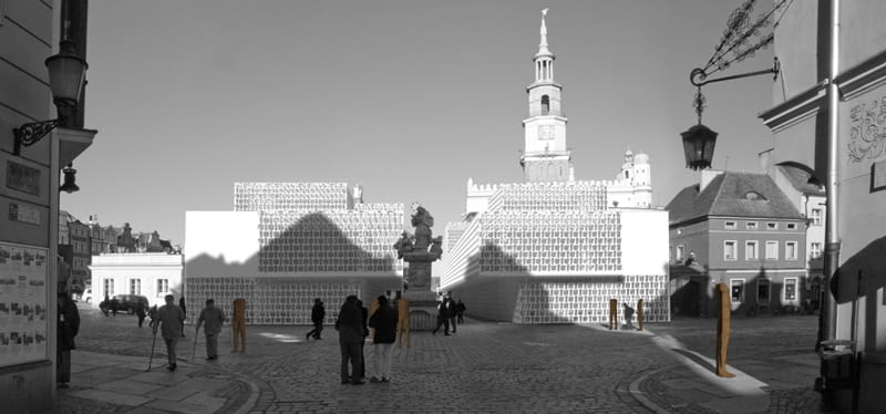 Zwycięska koncepcja przebudowy poznańskiego Arsenału. poznań, projekt, bpw, galerie, polska architektura, arsenał, polska, muzea