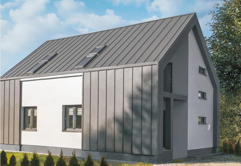 Panel dachowy NA RĄBEK firmy Blachy Pruszyński Panel dachowy NA RĄBEK firmy Blachy Pruszyński