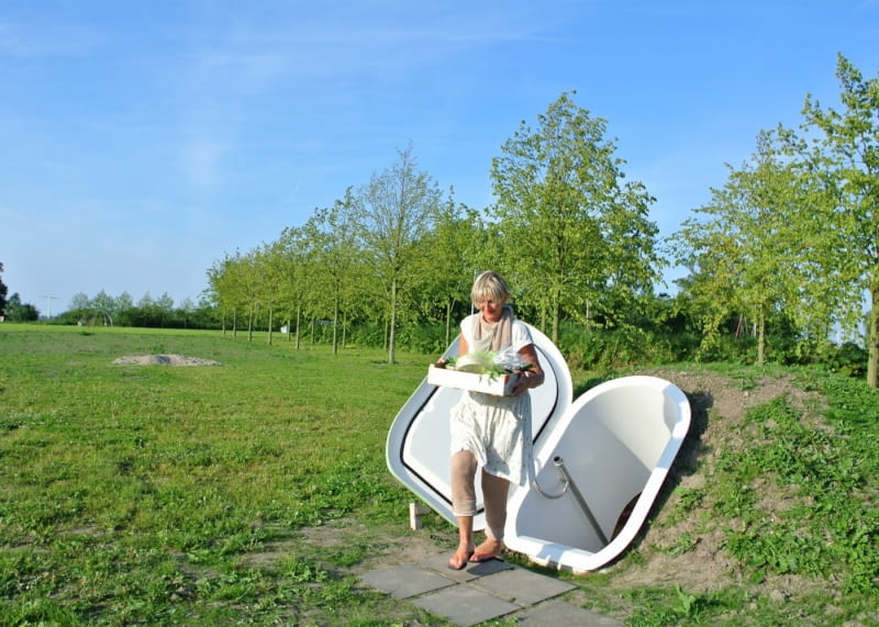 Lodówka bez elektryczności, czyli nowoczesna ziemianka. Groundfridge - proj. Floris Schoonderbeek Lodówka bez elektryczności, czyli nowoczesna ziemianka. Groundfridge - proj. Floris Schoonderbeek