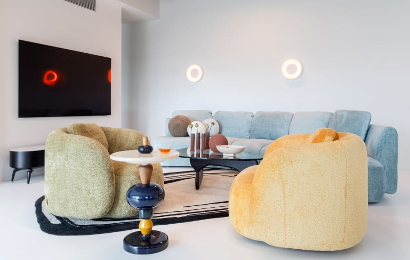 Mebel w tkaninę ubrany Mebel w tkaninę ubrany