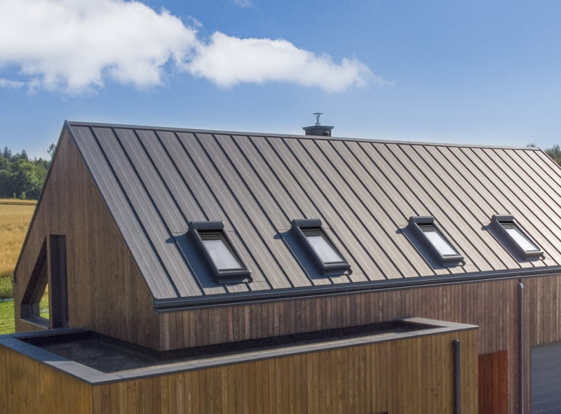 Dom jednorodzinny w Bystrzycy - panel na rąbek PD-510-T Dom jednorodzinny w Bystrzycy - panel na rąbek PD-510-T