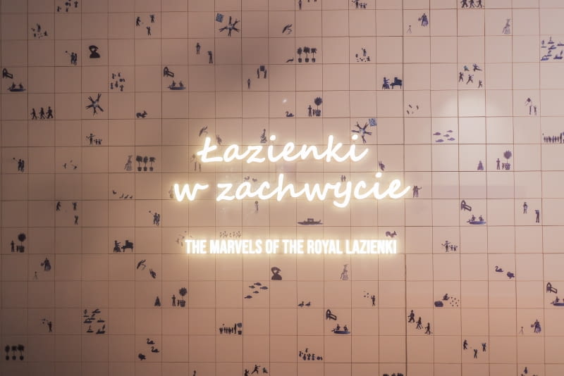 Pożegnanie z wystawą „Łazienki w zachwycie”