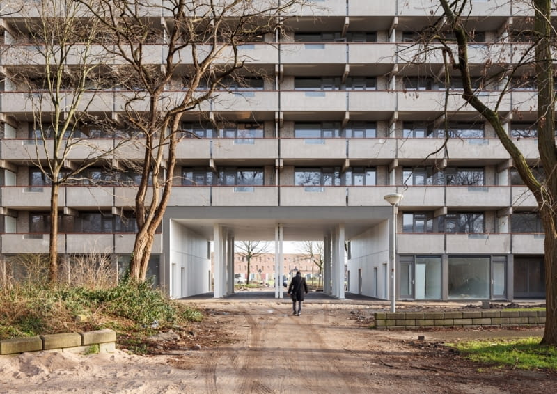 Galeriowiec Kleiburg w Amsterdamie - finalista nagrody Mies van der Rohe 2017, projekt modernizacji: NL Architects, XVW architectuur Galeriowiec Kleiburg - finalista nagrody Mies van der Rohe 2017