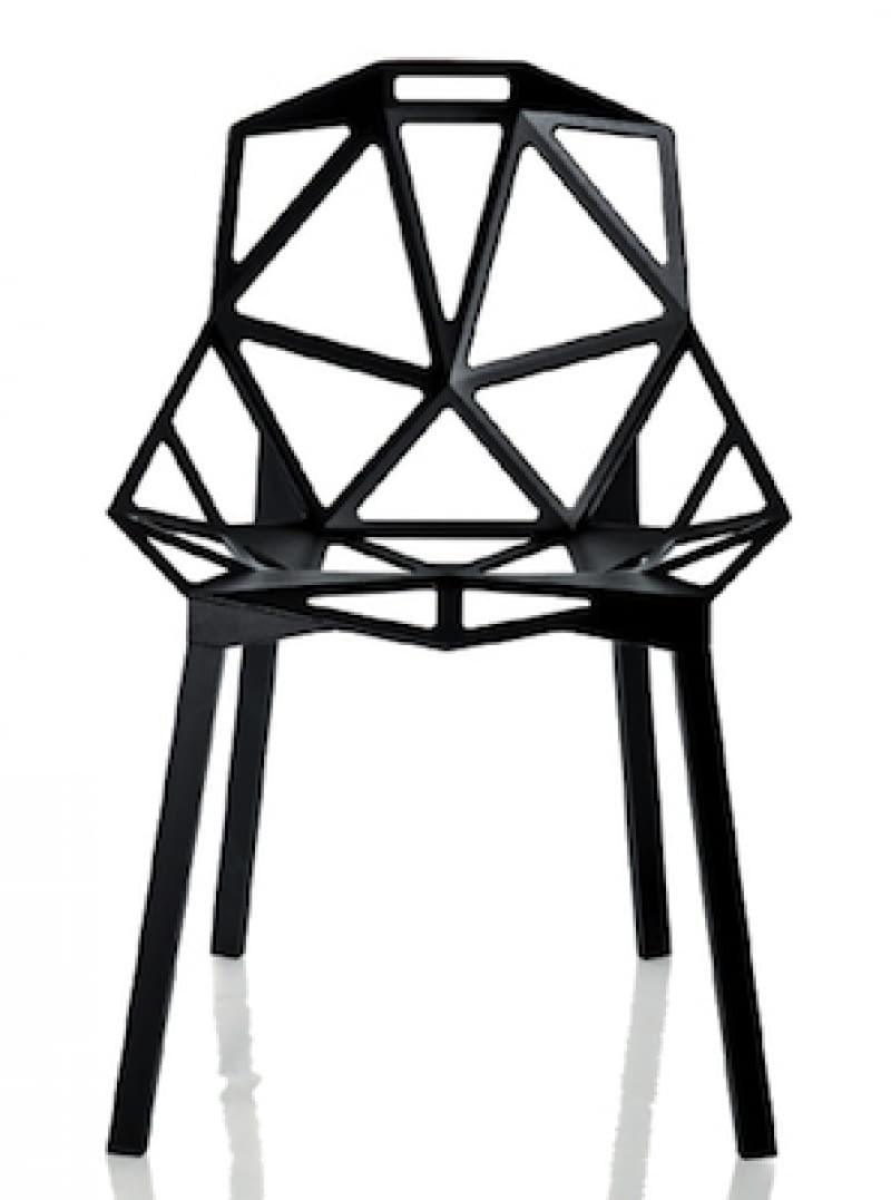 Krzesło Chair_One firmy Magis to dzieło Konstantina Grcica. Projekt krzesła powstał w 2003 roku, jednak jego konstrukcja wciąż wygląda świeżo i awangardowo. design, inspiracje, projektanci